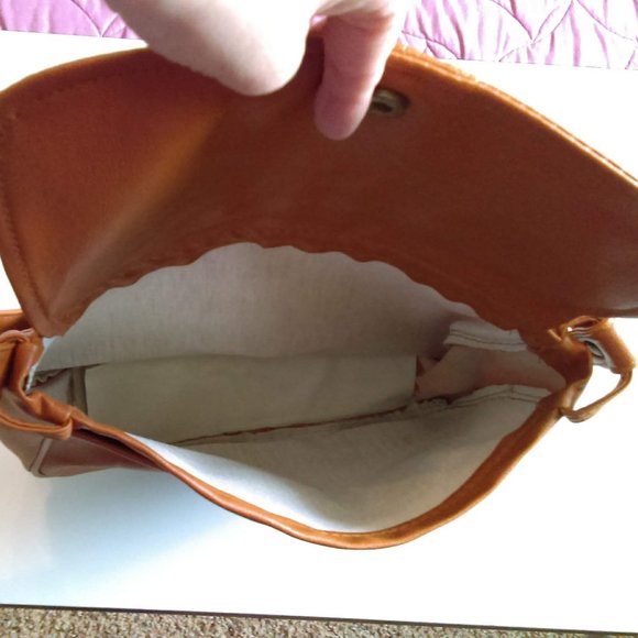 Vintage Soft Brown Leather? Shoulder Purse Bag Adjustable Strap Excellent Shape! - Picture 6 of 11